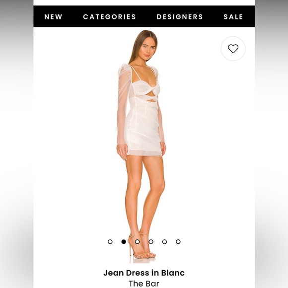 The Bar Jean Dress in Blanc - Picture 2 of 8